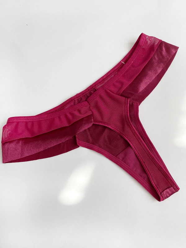 Tulle Detailed Thong