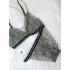 Lace Printed Bra Set