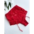 High Waist Thong with Ribbon