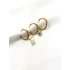 M Letter Earrings