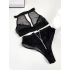 Zipper Detailed Bra Set