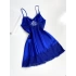 Tulle Detailed Satin Nightgown