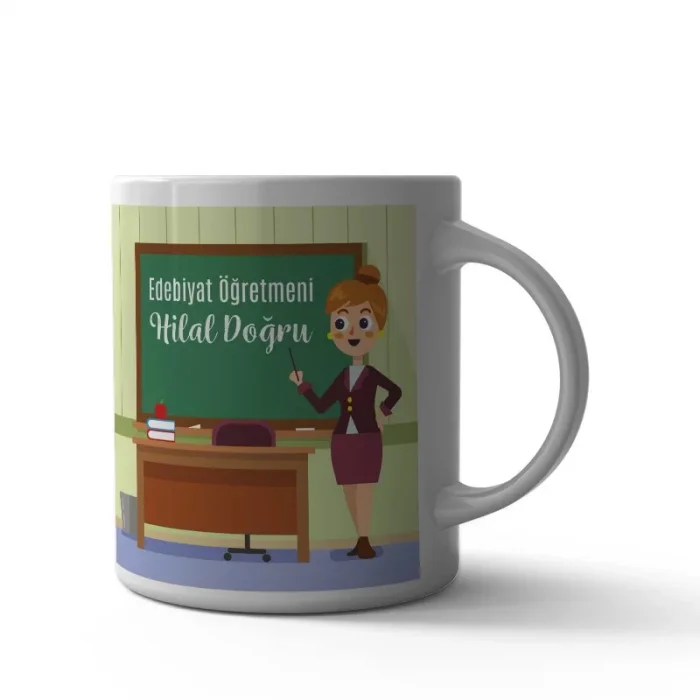 Edebiyat Öğretmenine Özel Kupa Bardak