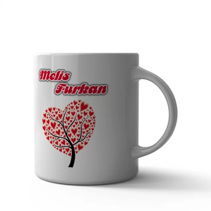 Sevgi Ağacı Kupa Bardak