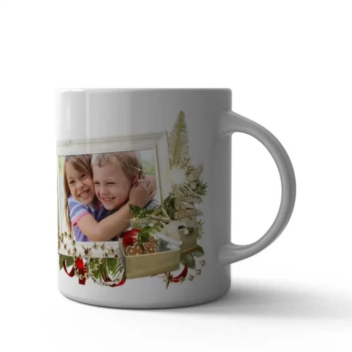 Yılbaşı Fotoğraf Çerçevesi Kupa Bardak