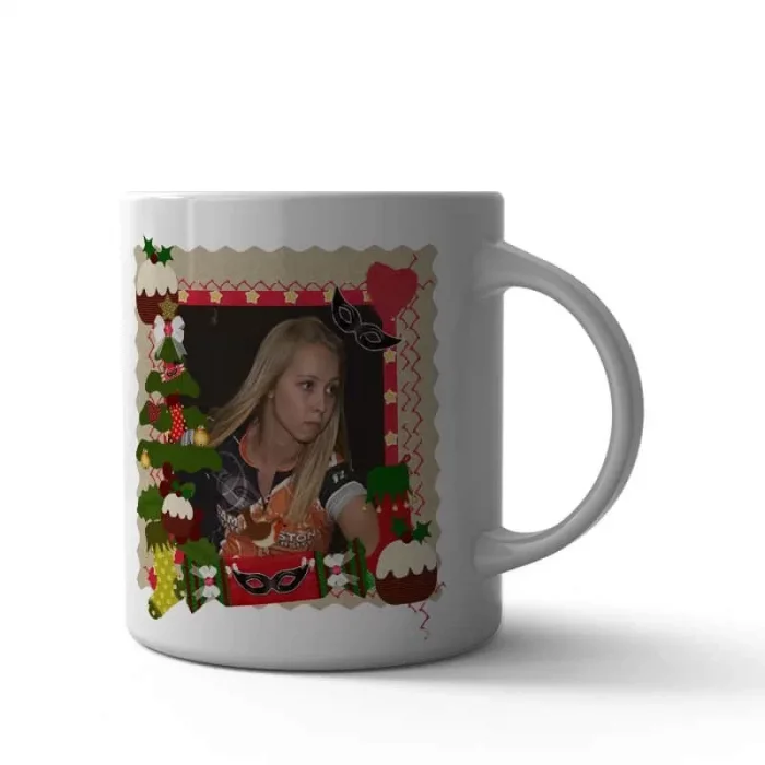 Yılbaşı Fotoğraf Çerçevesi Kupa Bardak