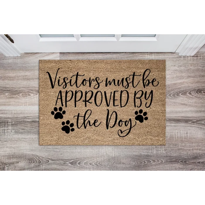 Approved By The Dog Kapı Paspası