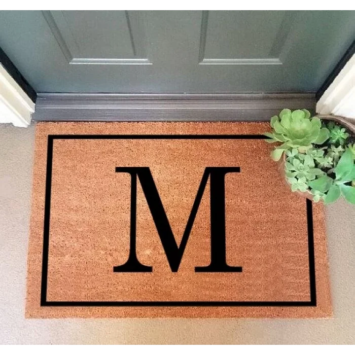 Harf Tasarımlı Kapı Paspası