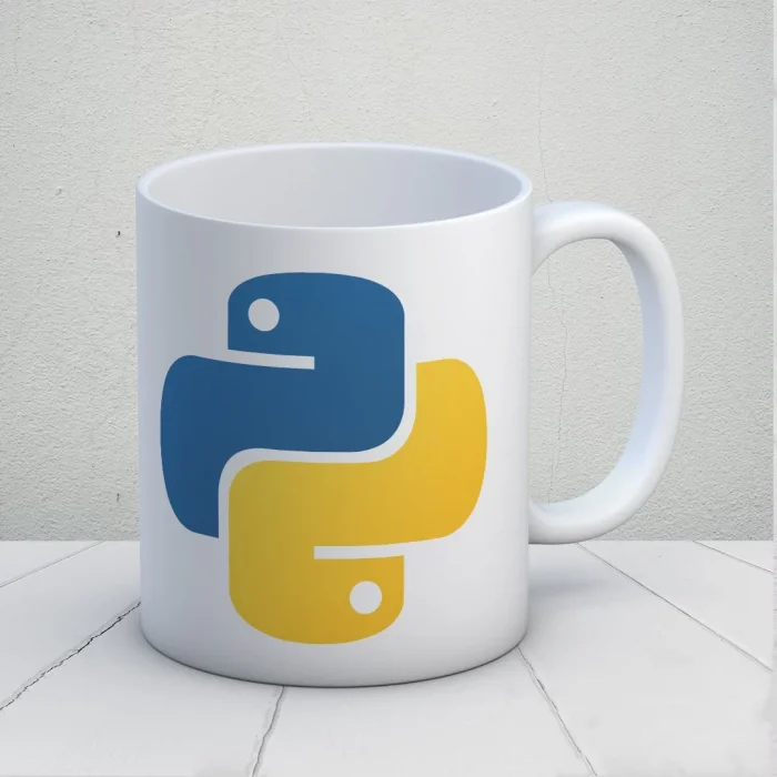 Phyton Tasarımlı Kupa Bardak