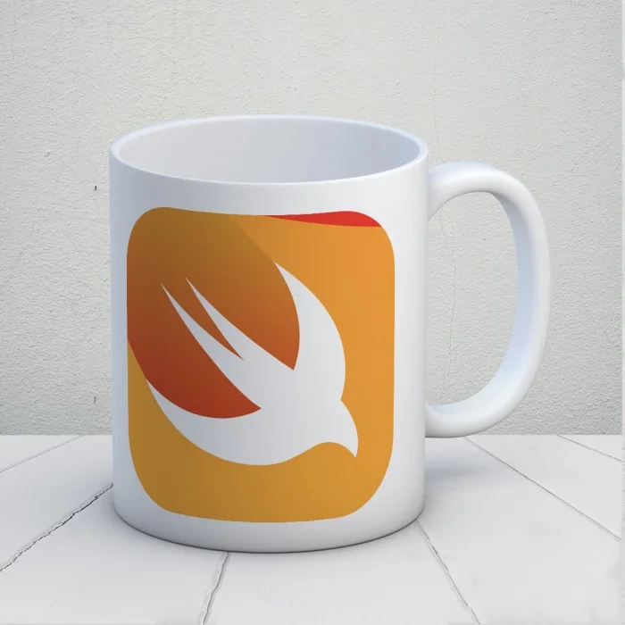 Swift Tasarımlı Kupa Bardak