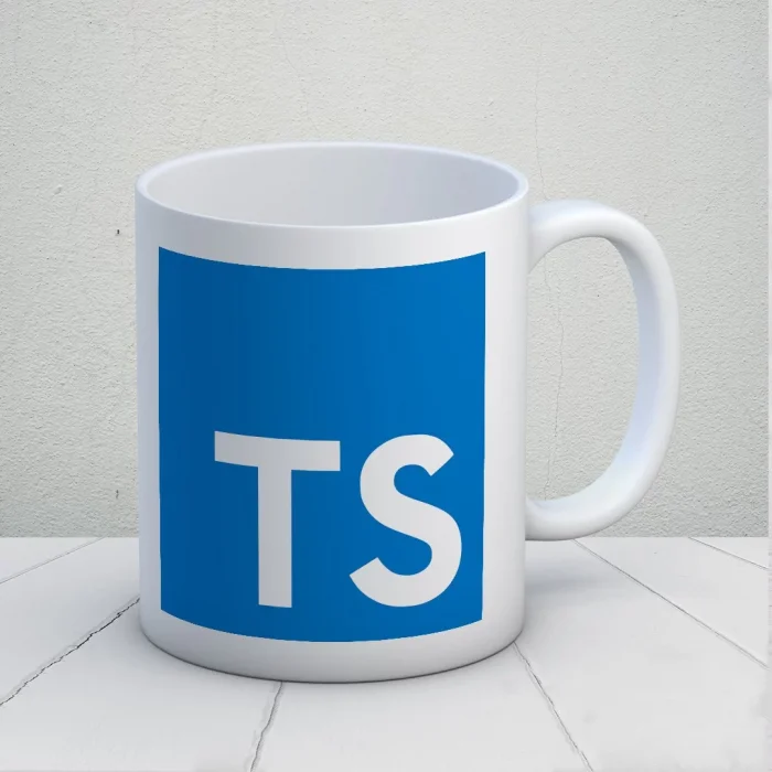 Typescript Tasarımlı Kupa Bardak