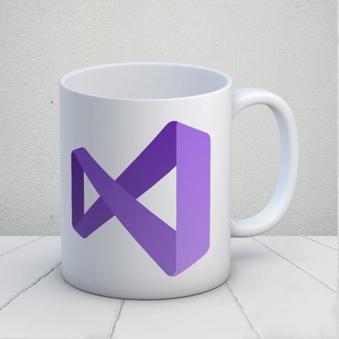 Visual Studio Tasarımlı Kupa Bardak