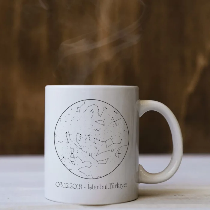 Yıldız Haritası Kupa Bardak