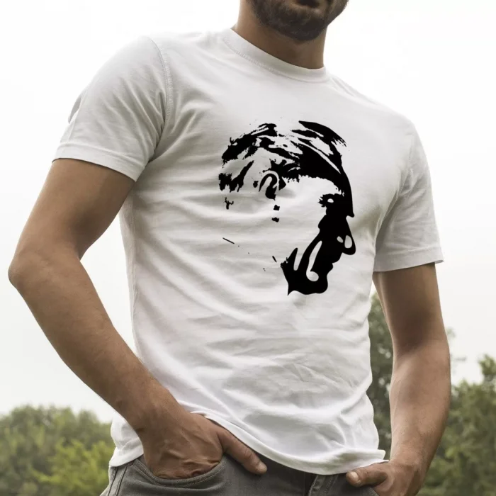Atatürk Silüet Beyaz Tişört