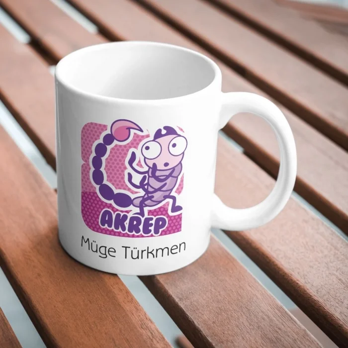 Akrep Burcu Kupa Bardak