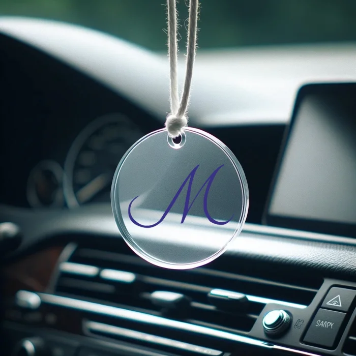 Kişiye Özel Harfli Dikiz Aynası Pleksi Araç Süsü