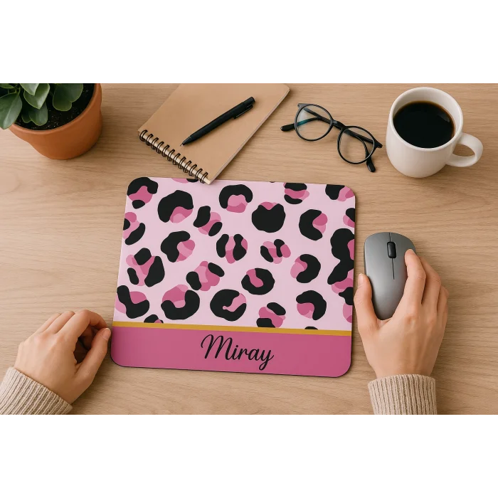 Kişiye Özel Mousepad - Kişiselleştirilebilir - İsim Yazılabilir - 17x21 cm