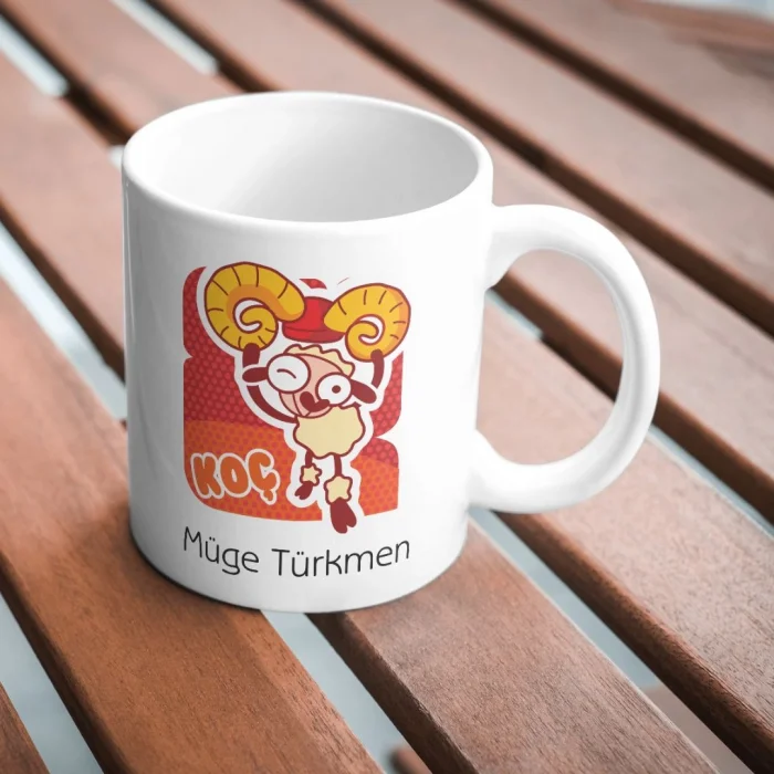 Koç Burcu Kupa Bardak