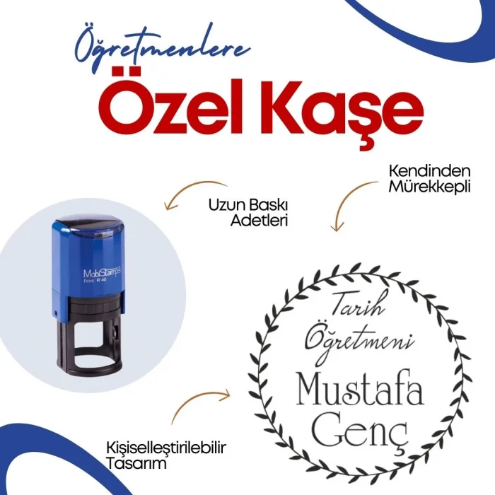 Kişiye Özel Tarih Öğretmeni Kaşesi