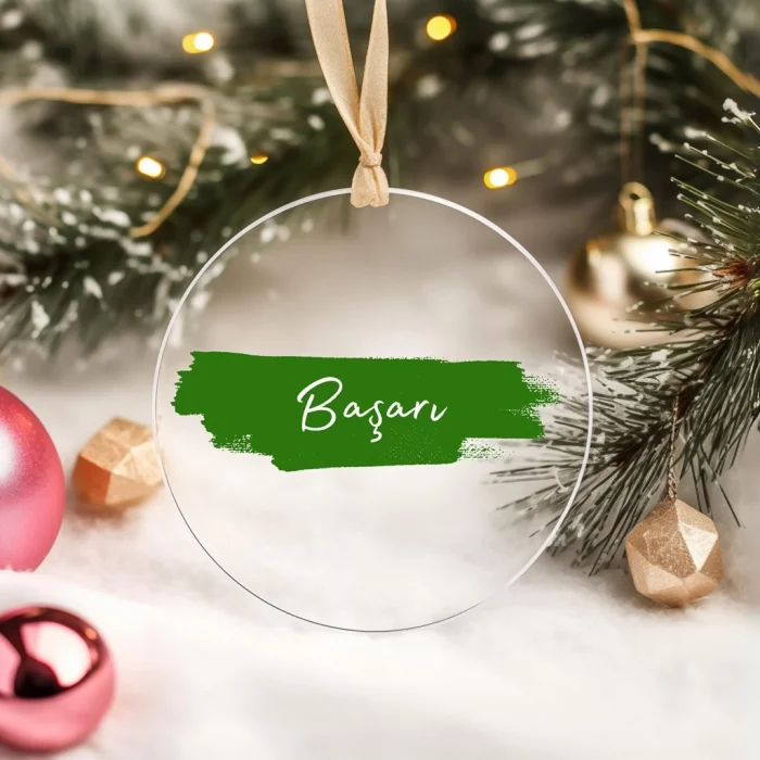 Yılbaşı Çam Ağacı Süsü - Yılbaşı Dilek Süsü - Başarı