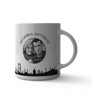 İstanbul Hatırası Sevgili Kupa Bardak