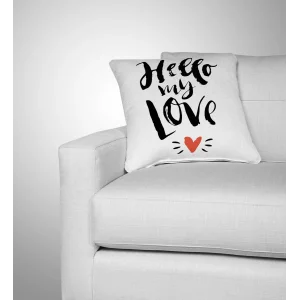 Hello My Love Tasarımlı Yastık