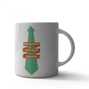 Kravatlı Babalar Günü Kupa Bardak