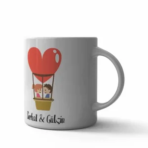 Sevgili Karikatür Kupa Bardak