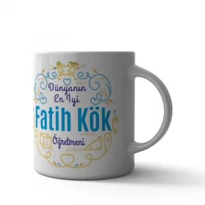 Dünyanın En İyi Öğretmeni Özel Kupa Bardak