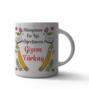 Dünyanın En İyi Öğretmeni Özel Kupa Bardak