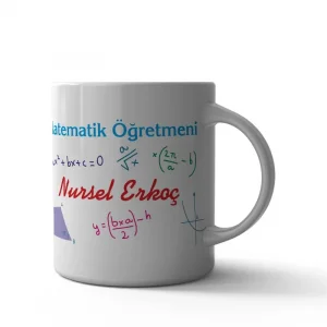 Matematik Öğretmeni Özel Kupa Bardak