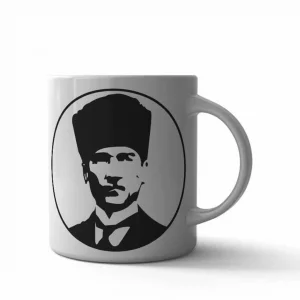 Atatürk Kalpaklı Silüet Kupa