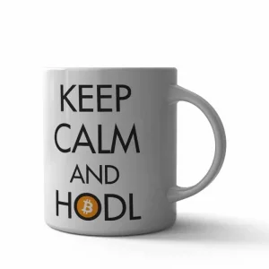 Keep Calm and Hodl Kupa Bardak
