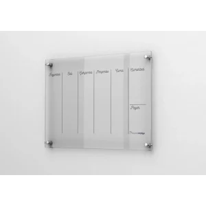 Akrilik Duvar Tipi Aylık Planlayıcı 30x40 cm