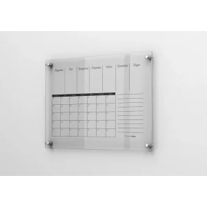 Akrilik Duvar Tipi Aylık Planlayıcı 30x40 cm