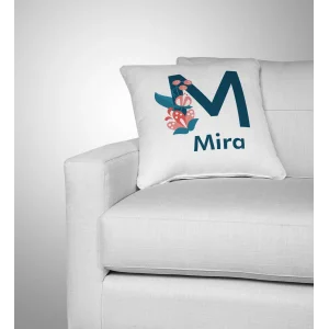 Harf Tasarımlı Kişiye Özel İsimli Yastık