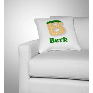 Harf Tasarımlı Kişiye Özel İsimli Yastık