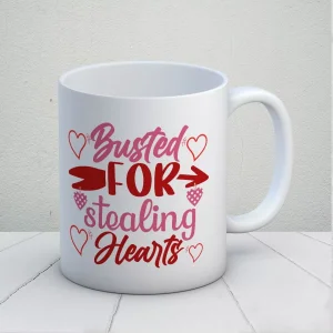 Busted For Stealing Hearts Kupa Bardak