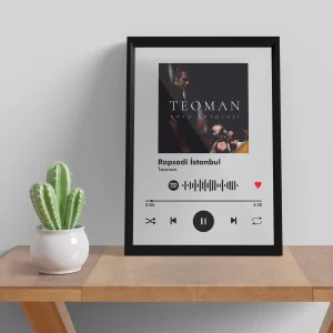 Kişiye Özel Spotify Barkodlu Tablo