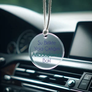 Şu Birlikte Yola Çıktığım Arkadaşlarıma Bak! Dikiz Aynası Pleksi Araç Süsü