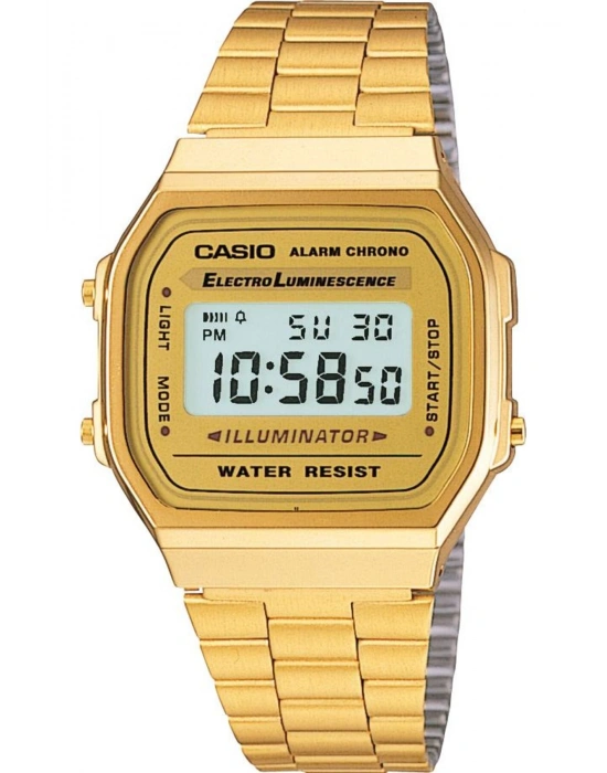 A168WG-9WDF Retro Quartz Çelik Altın Rengi
