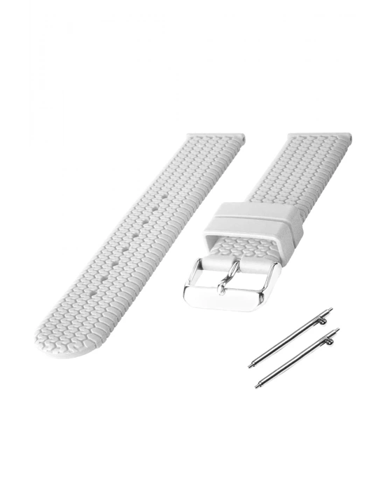 22 mm silikon Baskılı Desenli Saat Kordonu Kayışı
