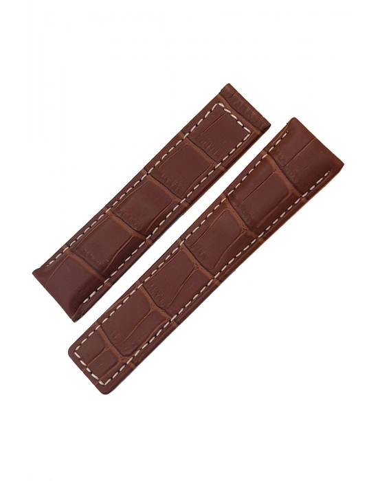 Hakiki Deri Tag Heuer Uyumlu Saat Kayışı 22x20 mm Klipsli modeller için