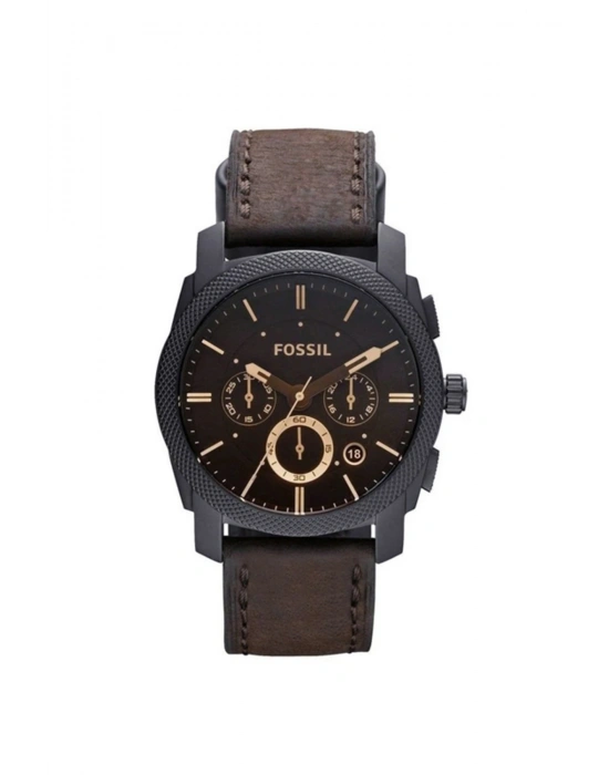 60-fossil Uyumlu Hakiki < 9 >deri Saat Kordonu 22 Mm Kahverengi