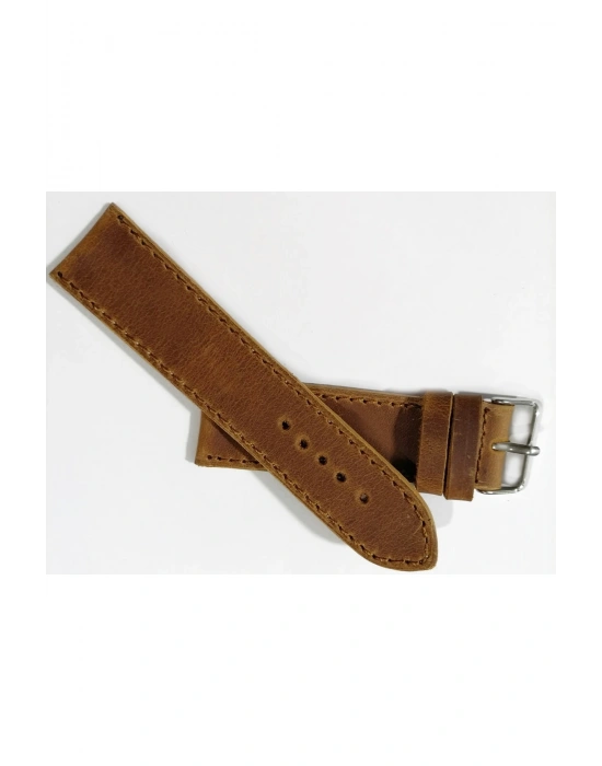 Her Saate Uygun  Dumanlı Taba Renk  Saat  Kordon  20  mm