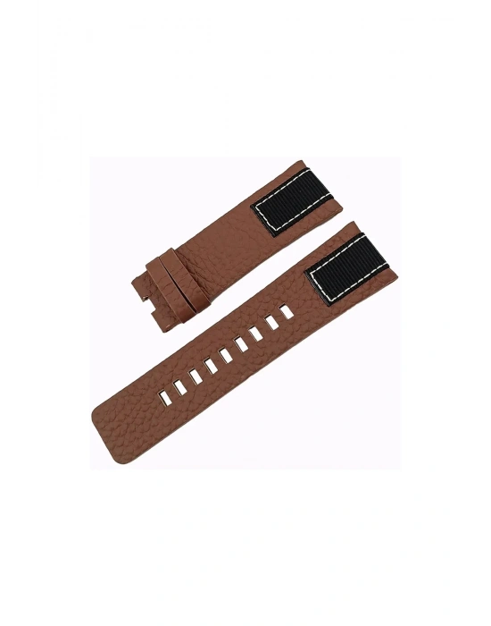 Dizel  Uyumlu Hakiki Deri Saat Kayışı - 26x24mm AZR2624M-D