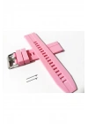 22 mm akıllı pimli silikon kayış (1) pembe