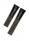 Tag-heuer Uyumlu Turuncu-< 16 >dikisli-22x18 Mm-deri-saat-kordonu Turuncu Ipli