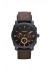 60-fossil Uyumlu Hakiki < 9 >deri Saat Kordonu 22 Mm Kahverengi