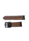 60-fossil Uyumlu Hakiki < 9 >deri Saat Kordonu 22 Mm Kahverengi
